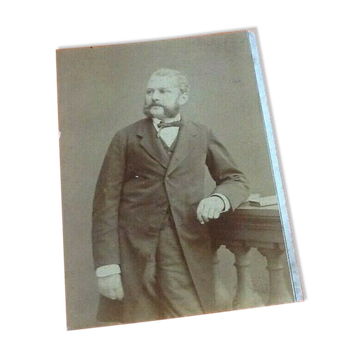1880s Photography / Portrait Alphonse Daudet Photographer Paris Ferdinand Mulnier