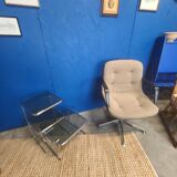 Armchair set with 2 space age tables