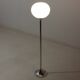 Italian trumpet floor lamp in chrome, 1970s