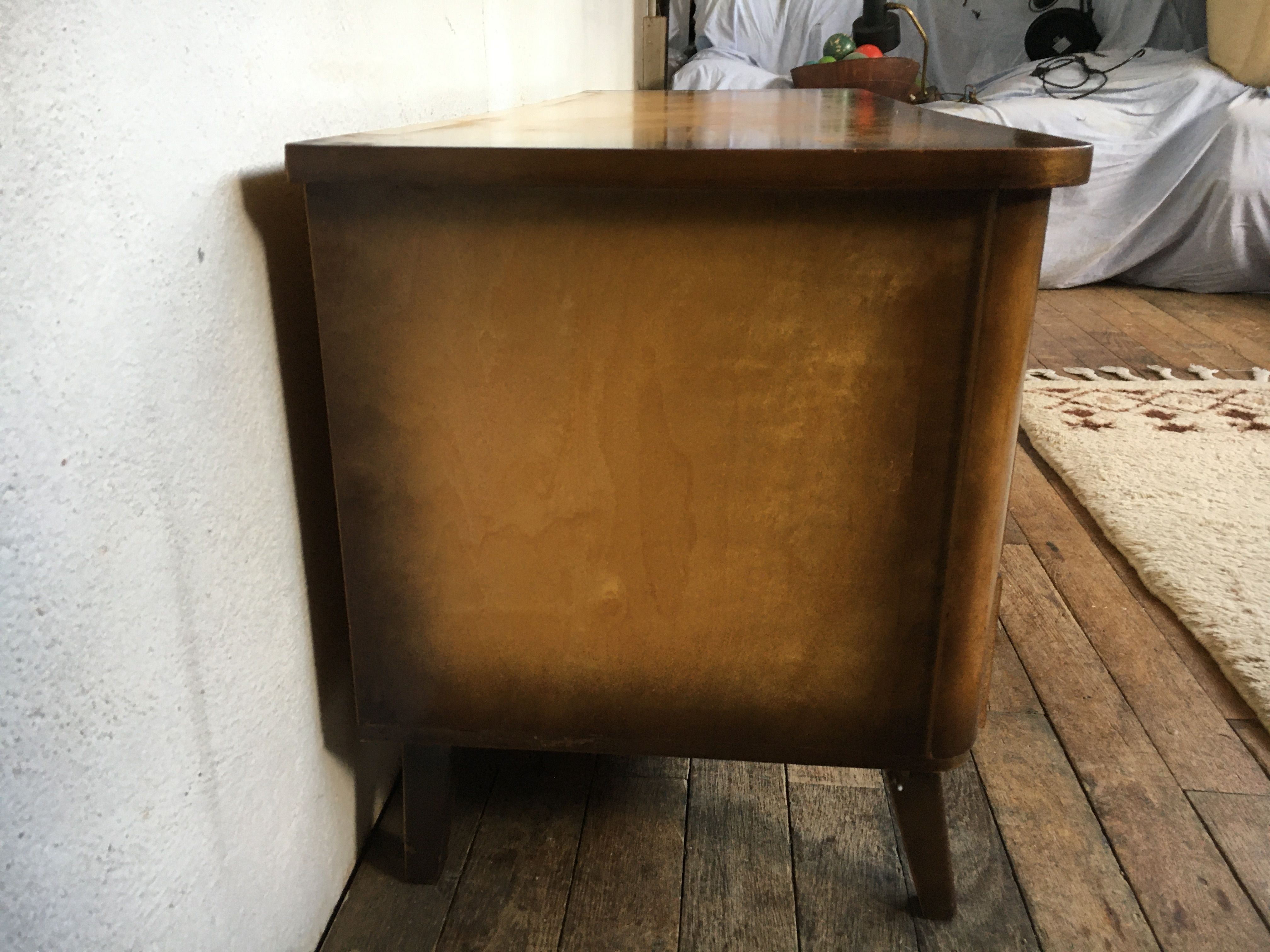 Enfilade furniture tv vintage feet compass Scandinavian style