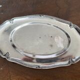Small Silver-Plated Metal Hors d'oeuvre Dish HOKA 16 cm / 8 cm