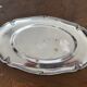 Small Silver-Plated Metal Hors d'oeuvre Dish HOKA 16 cm / 8 cm