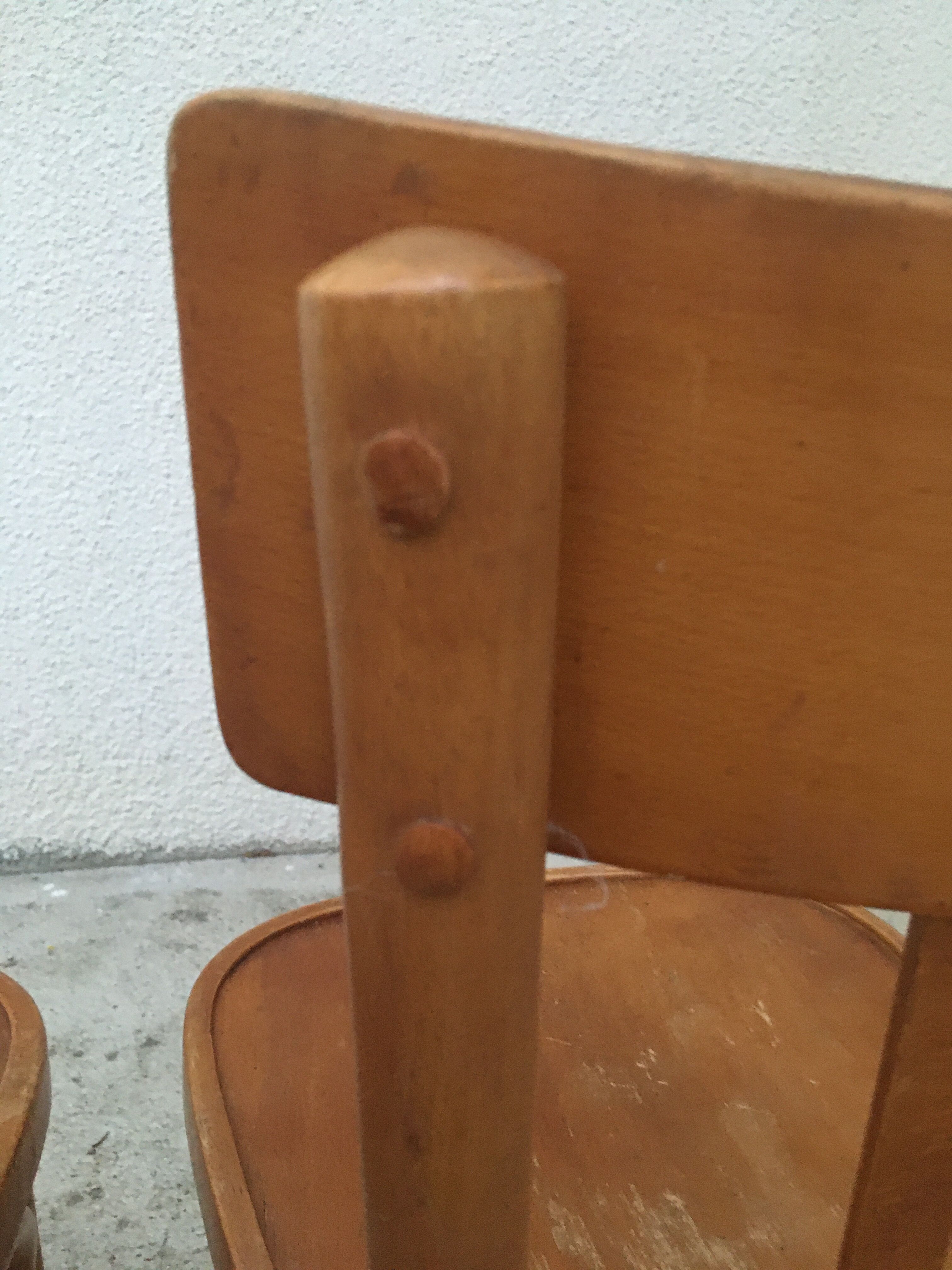 Old bistro chairs
