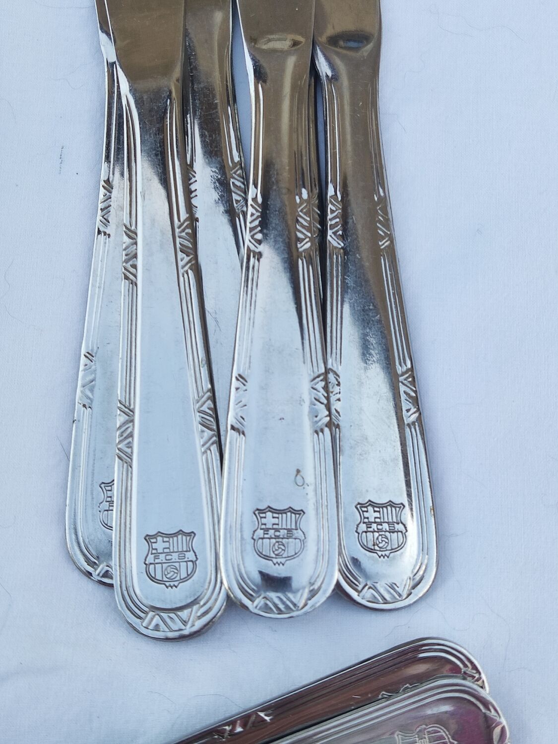 Couverts en inox F.C.Barcelona