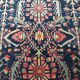 Ancien tapis persan noué main décor arbre de vie 230x140cm