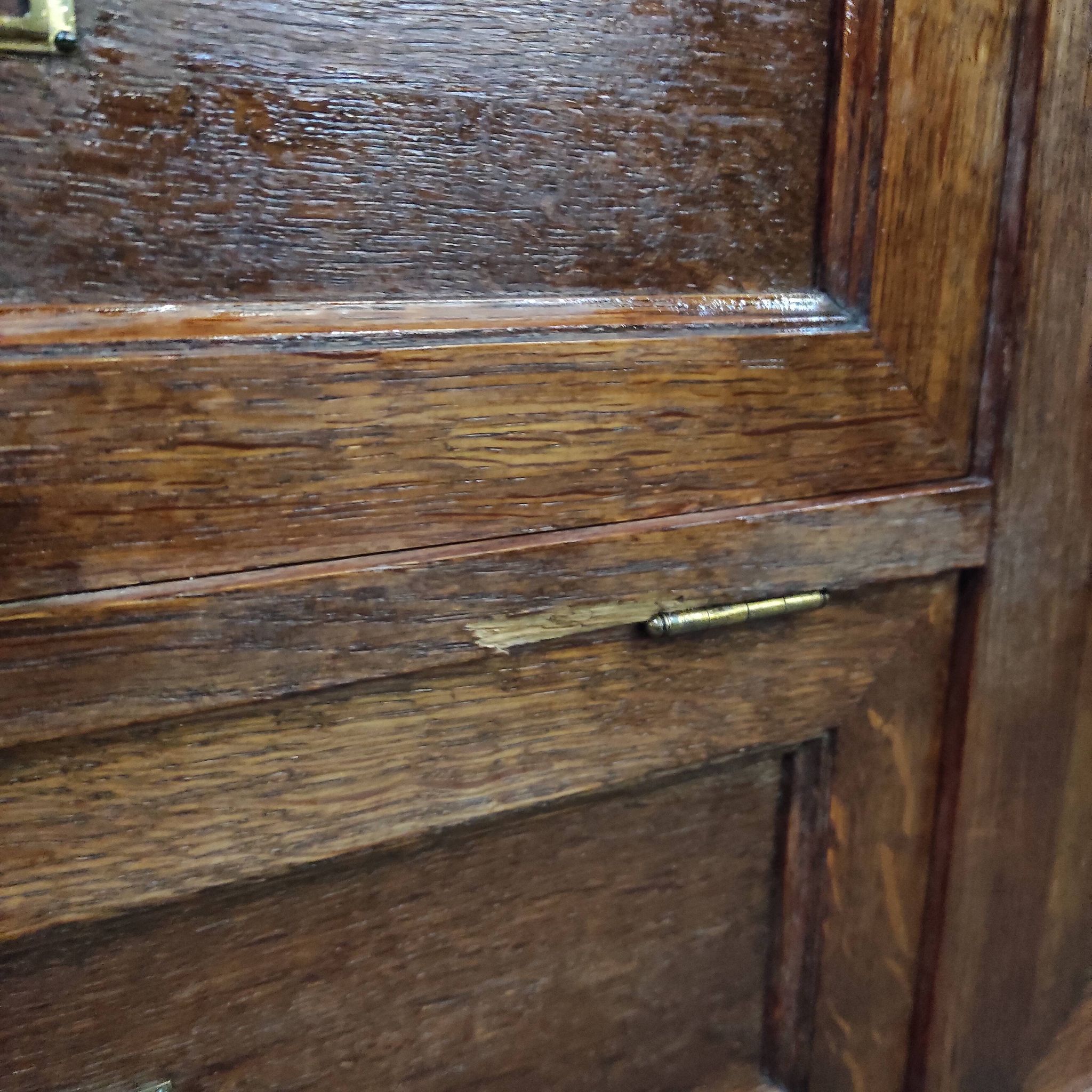 Antique Drop-Front Filing Cabinet | Oak Clerk’s Cabinet | Historic Storage