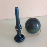 Former wooden blue bilboquet