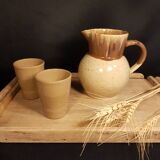The Pitcher and its two stoneware cups