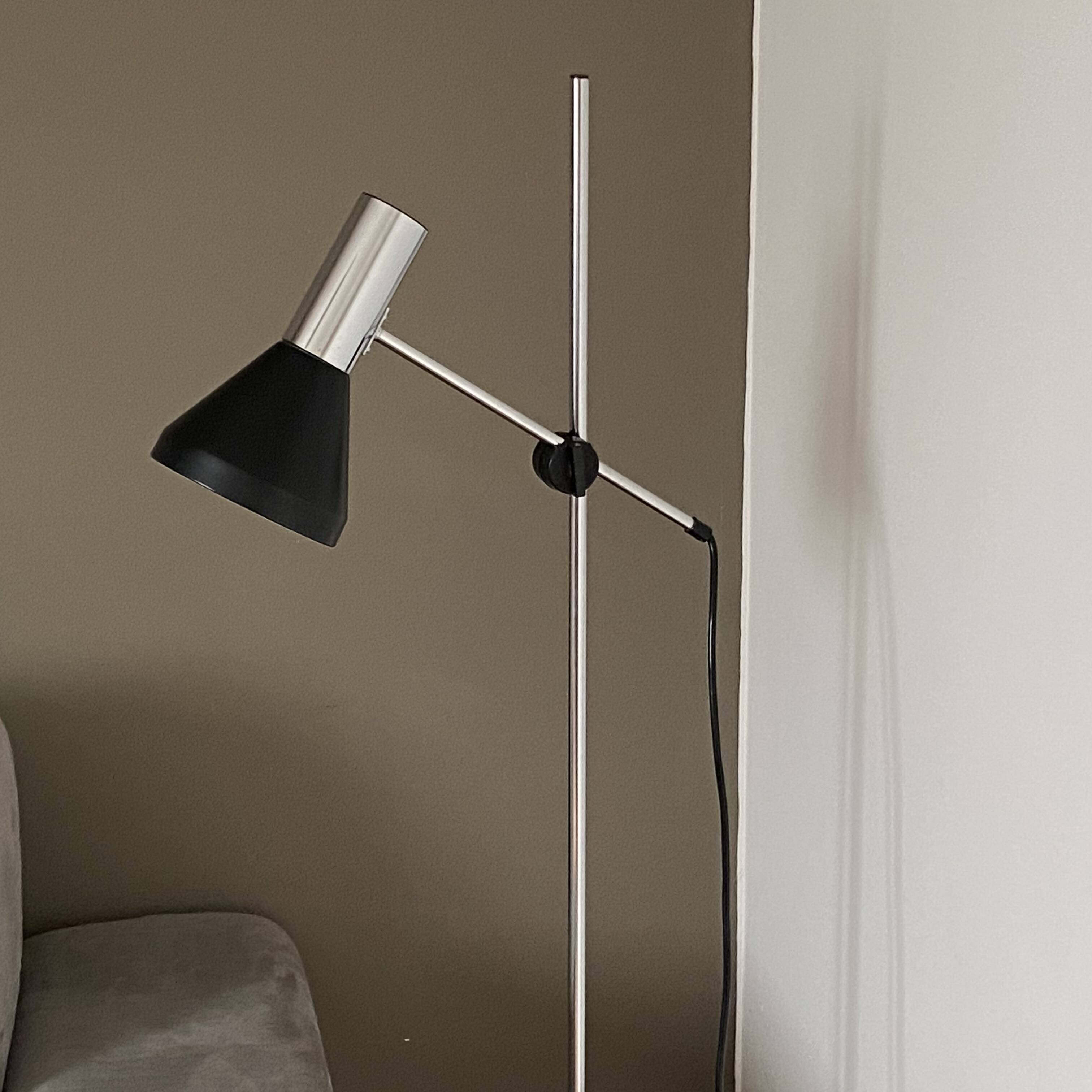 Hustadt Leuchten floor lamp. 1970. Space age.