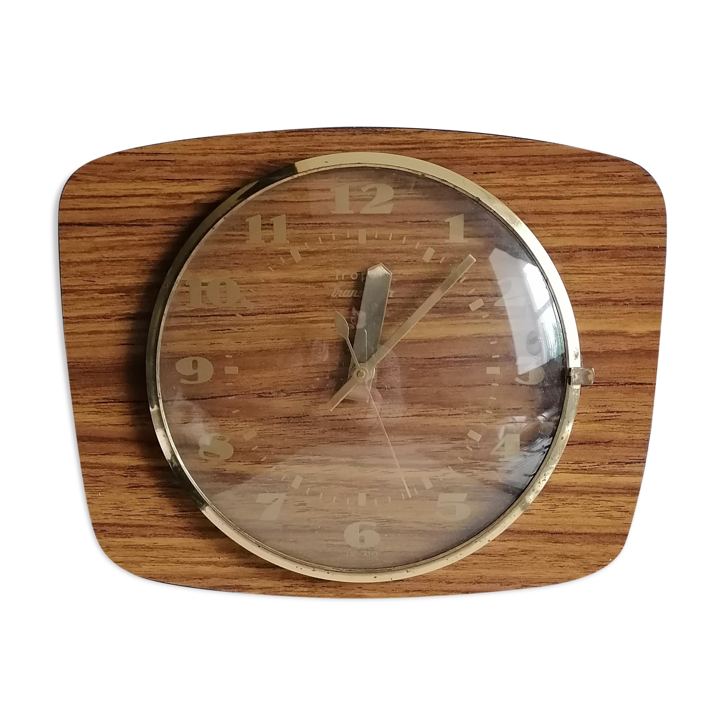 Pendule clock trophy transistor 1960 formica