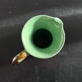 Art Deco celadon pearl pitcher