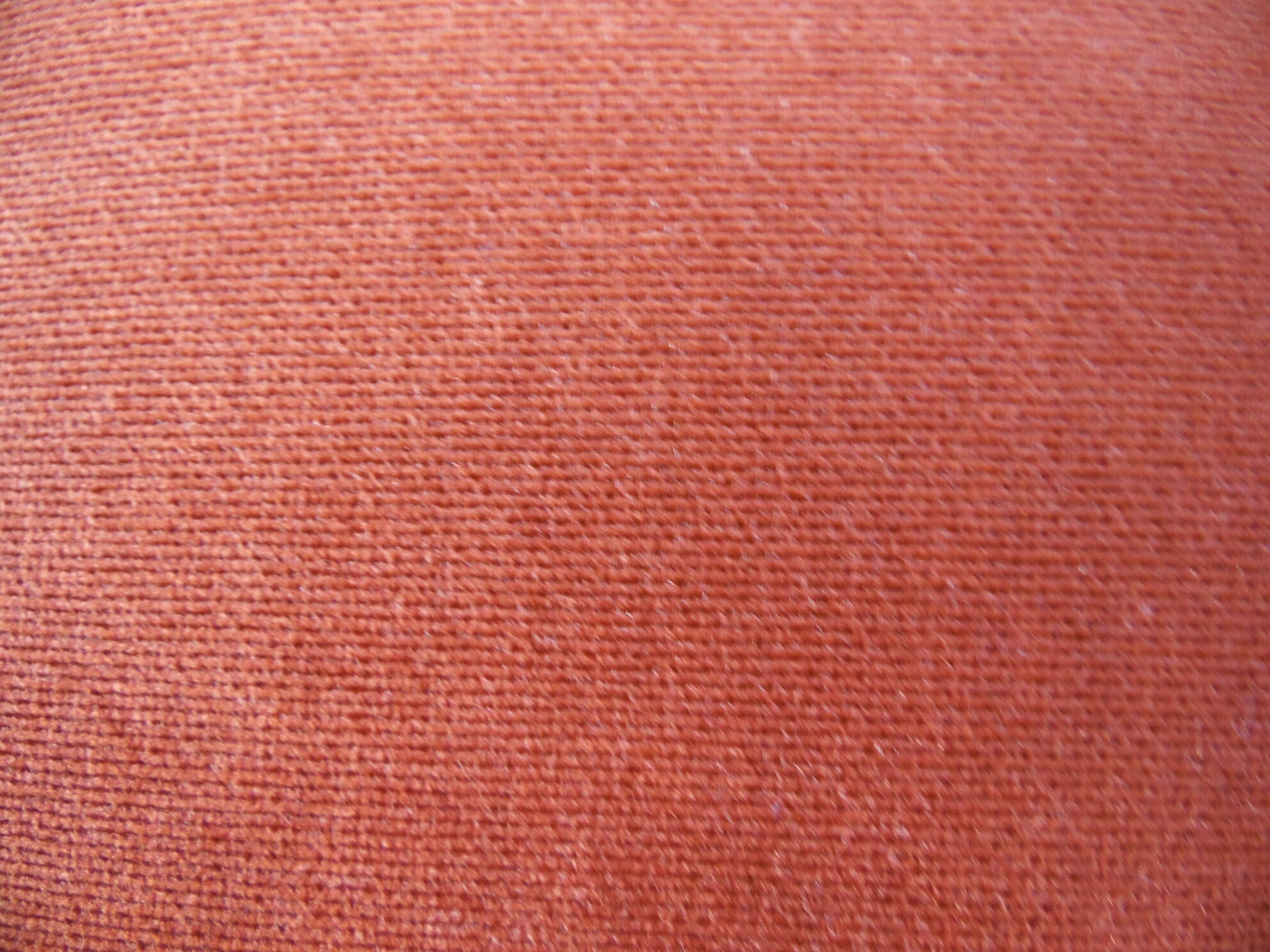Rust-colored velvet cushion cover