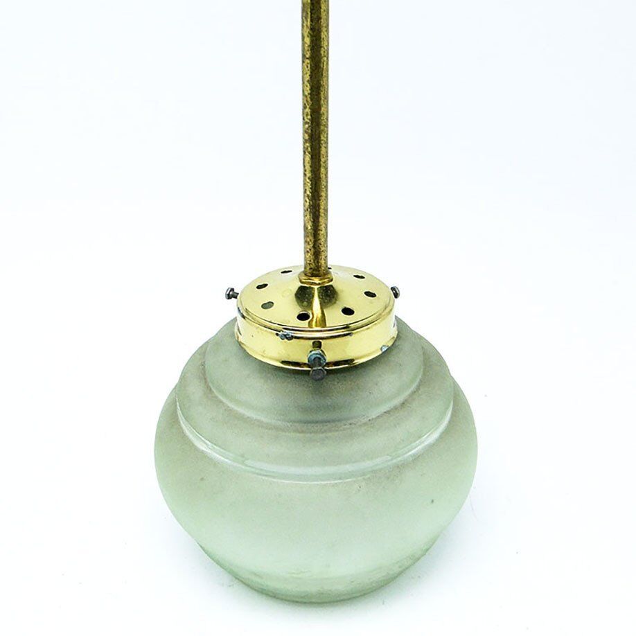 Mid-century pendant lamp in glass, 1950s