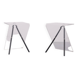 Lucite Post Modern Side Tables by Lui Art Holland Design 1980s