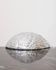 Organic silvered ceramic wall light, France, 1970-1980