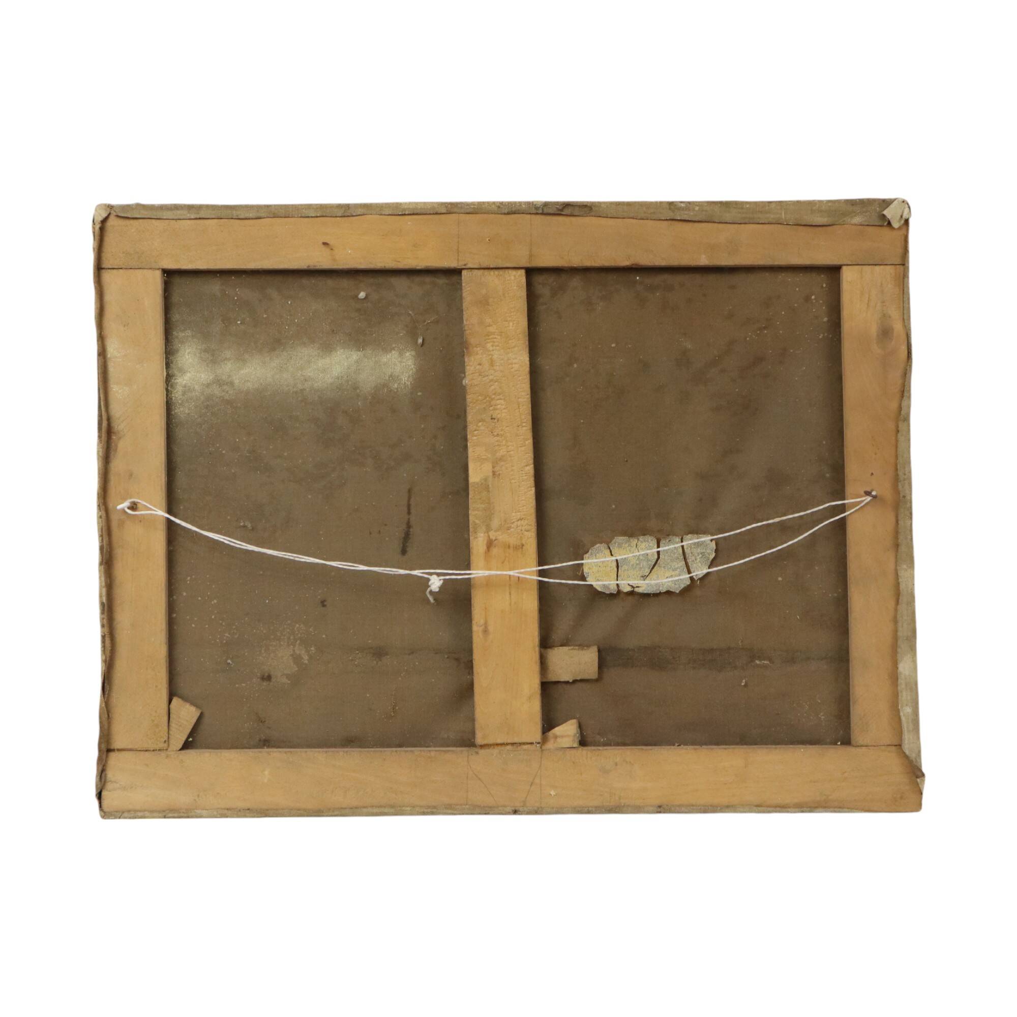 Antique French Painting Still Life Oil on Canvas Signed L. Bouchu 1912