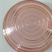 Duo coupelles verre pressé rose orangé