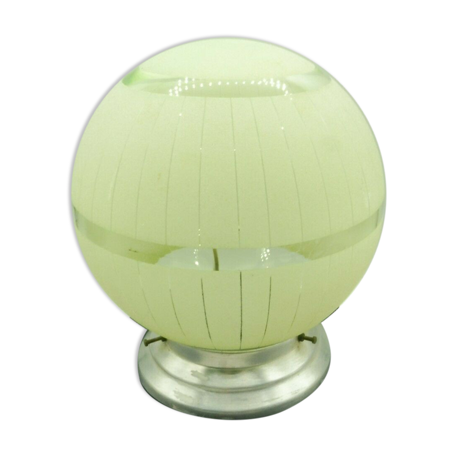 Art deco ball ceiling light