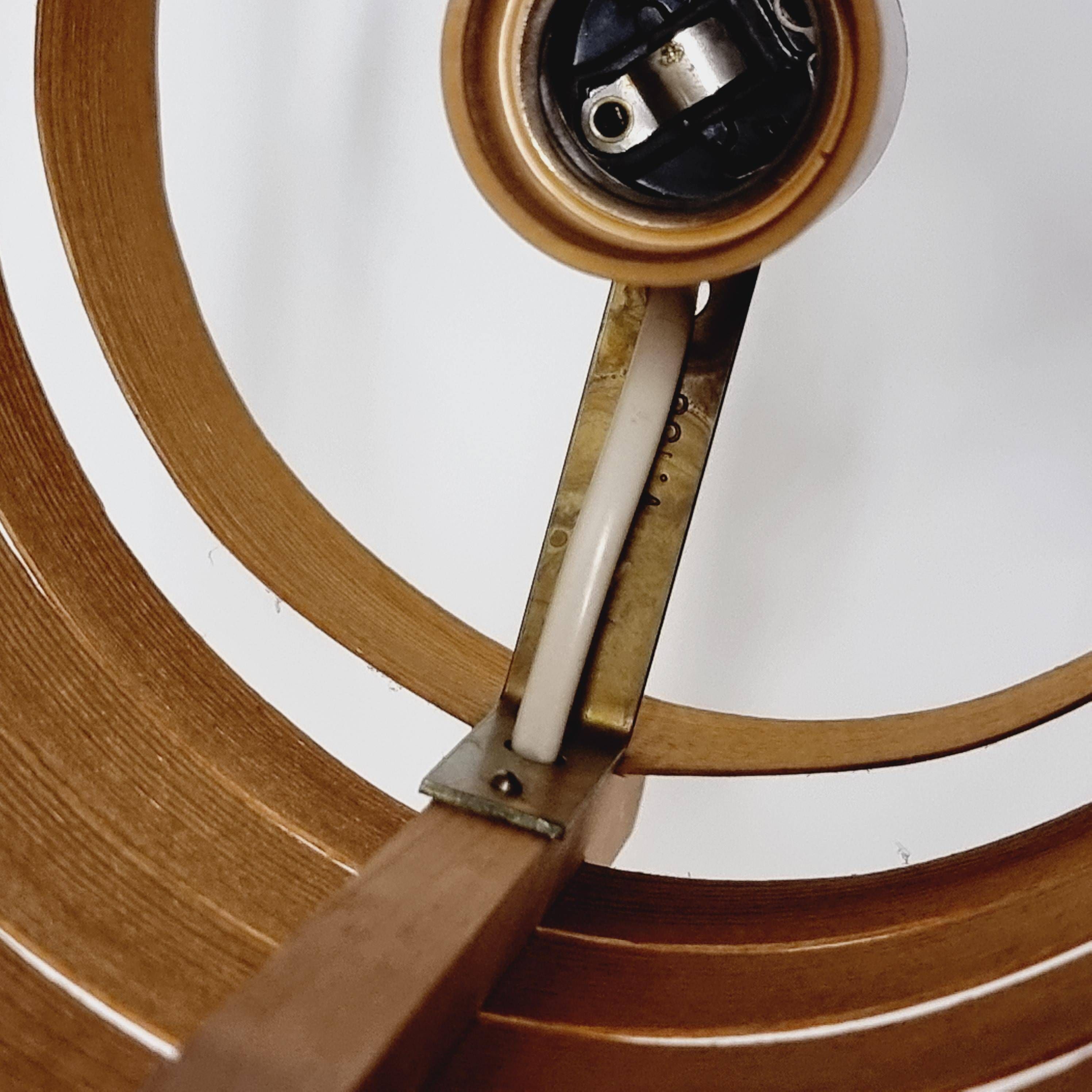 Large pine wall light by Hans Agne Jakobsson, Markaryd, Sweden, Modern Scandinavian.