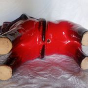 Bitossi - Aldo Londi - Red Roman Horse - glazed ceramic