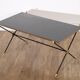coffee table in metal, brass and glass, 1970