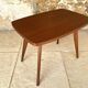 Table d’appoint vintage , pieds compas , circa 1960s