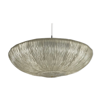 Murano glass chandelier, flying saucer circa 1980