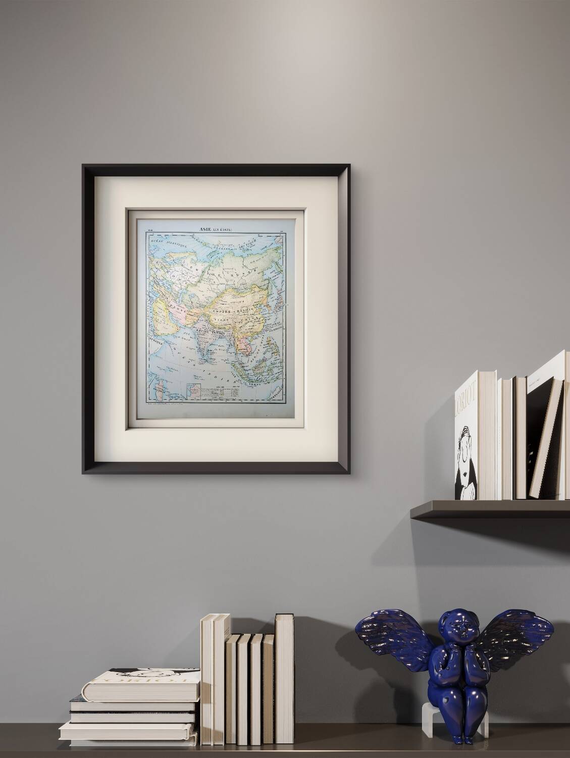 Printed in 1900, the states of Asia.