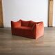 Le Bambole sofa in coral velvet By Mario Bellini For B&B Italia, 1970s