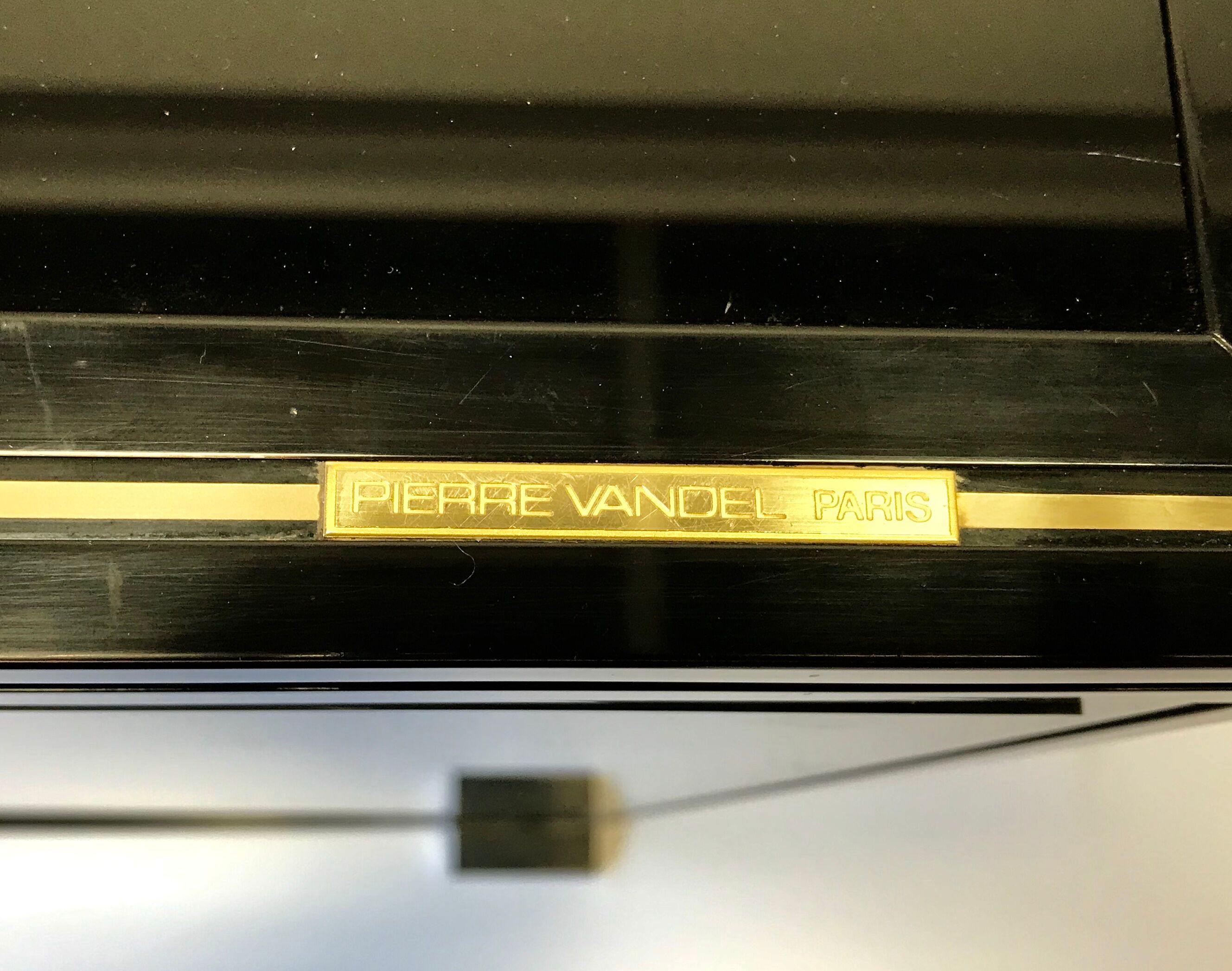 Buffet Pierre vandel 70s-80s black and gold