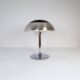 Large Space Age chrome table lamp by Fagerhults, Sweden, 1970s.