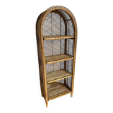 Etagère osier rotin