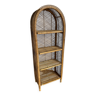 Etagère osier rotin