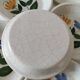6 deep plates Poteries du Marais hand-painted floral decoration from the 60s and 70s