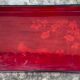 Tops 3 sizes in red lacquer with Japanese floral pattern XXth