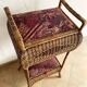 Rattan and textile worker, 2 chests, 1960s