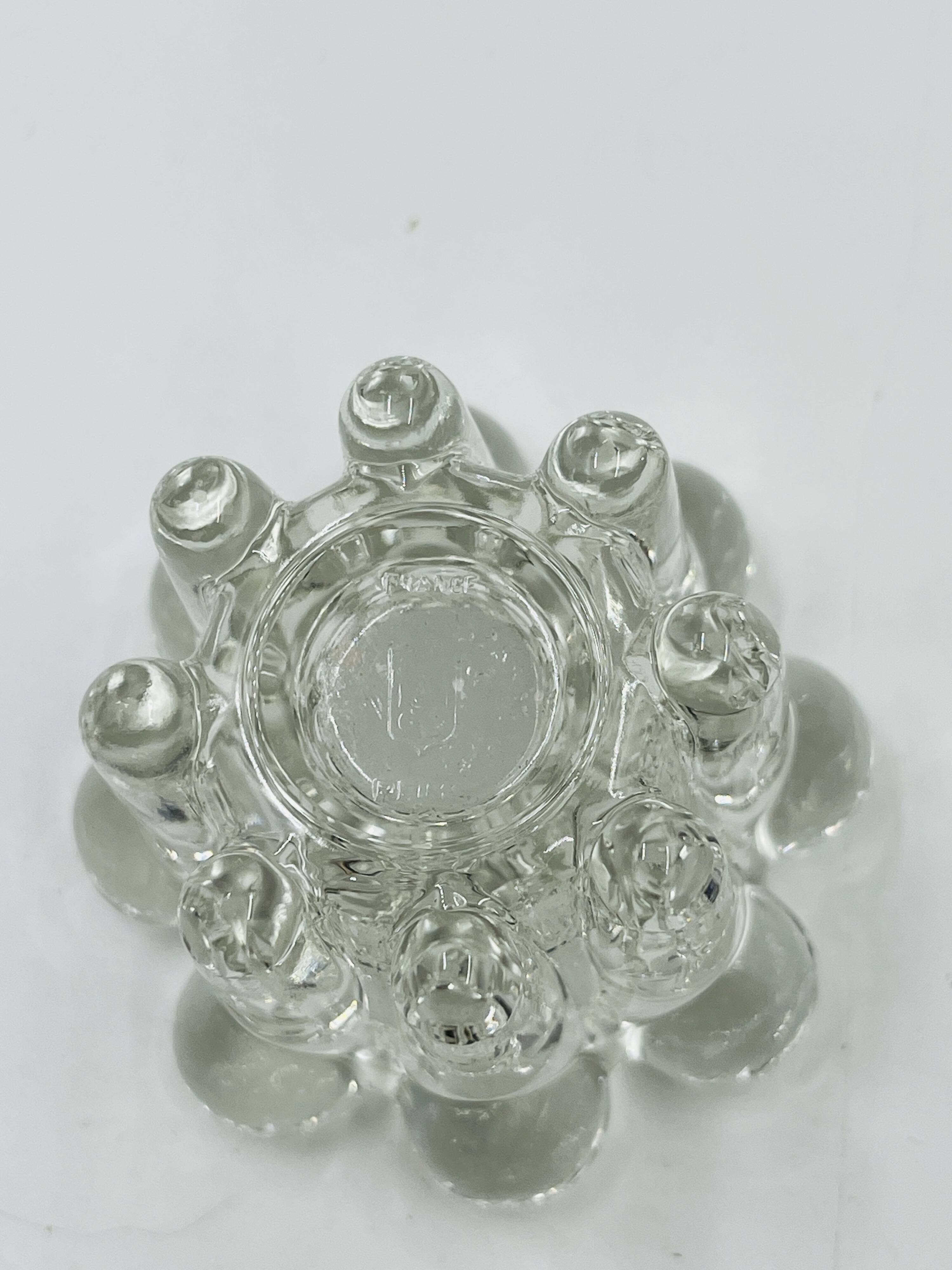 Set of 6 vintage flower candle holders by VMC Reims - 1960s