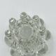 Set of 6 vintage flower candle holders by VMC Reims - 1960s
