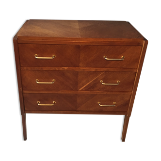 Vintage 1950's chest of drawers in golden oak