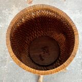Cache pot rotin
