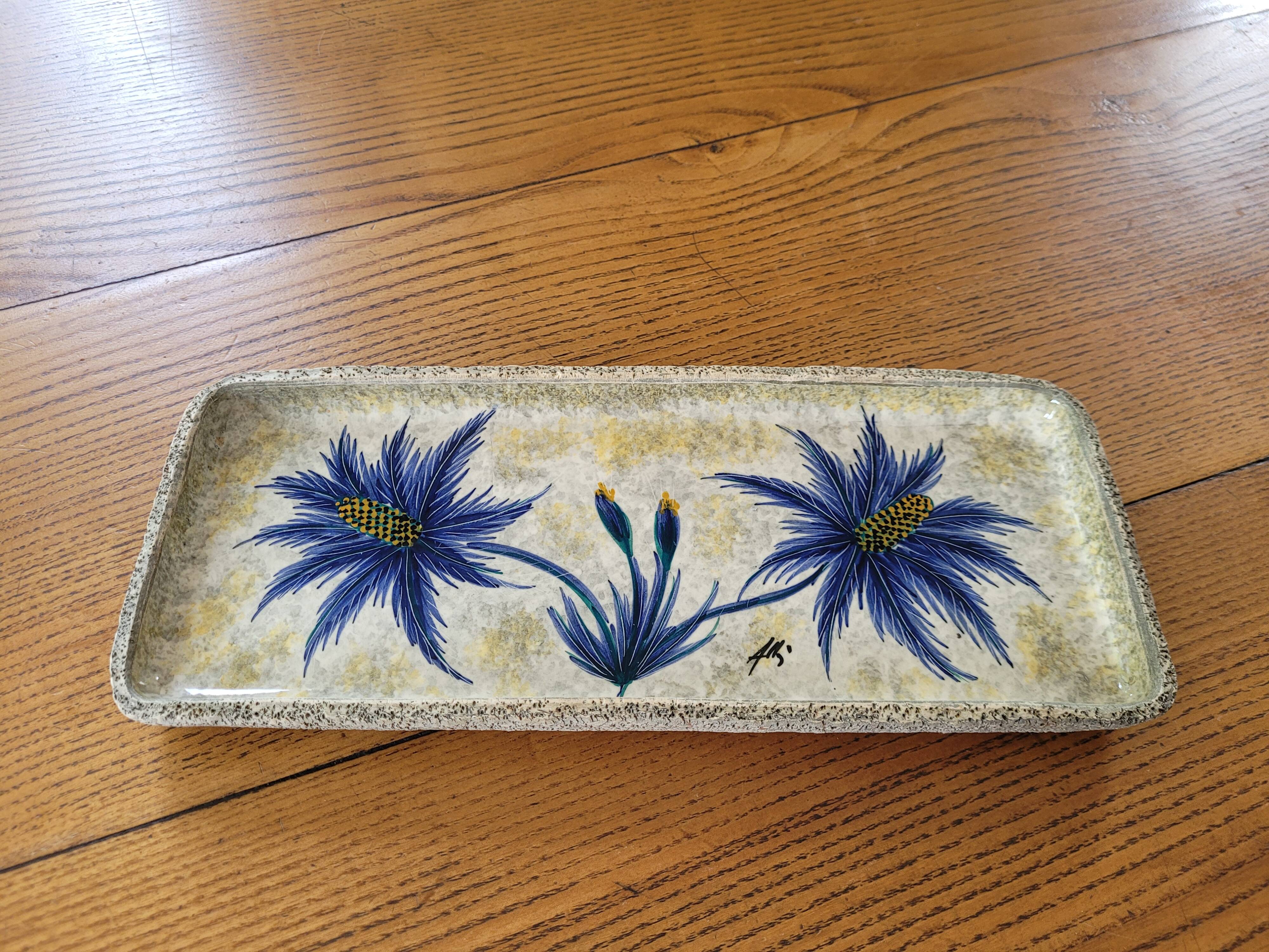 Petit plat/vide poche en céramique vintage