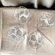 Suite of 4 glasses with orangeade cristal de weaners