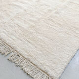 Moroccan Berber carpet beni ouarain unbleached plain 347x272cm