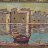 20th oil on panel, signed