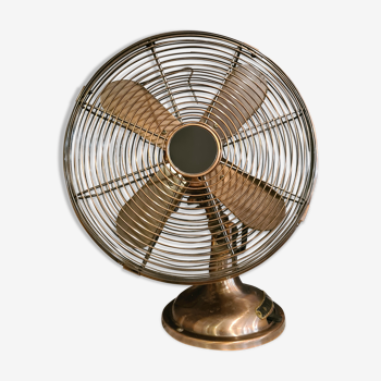 Ventilateur  vintage laiton