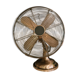 Vintage brass fan