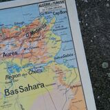 Old Vidal Lablache map N°11 Algeria Tunisia Sahara