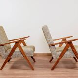 Vintage green granola ethnic design armchair