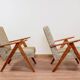 Vintage green granola ethnic design armchair