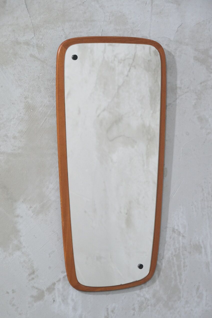 Danish teak mirror, 1960s